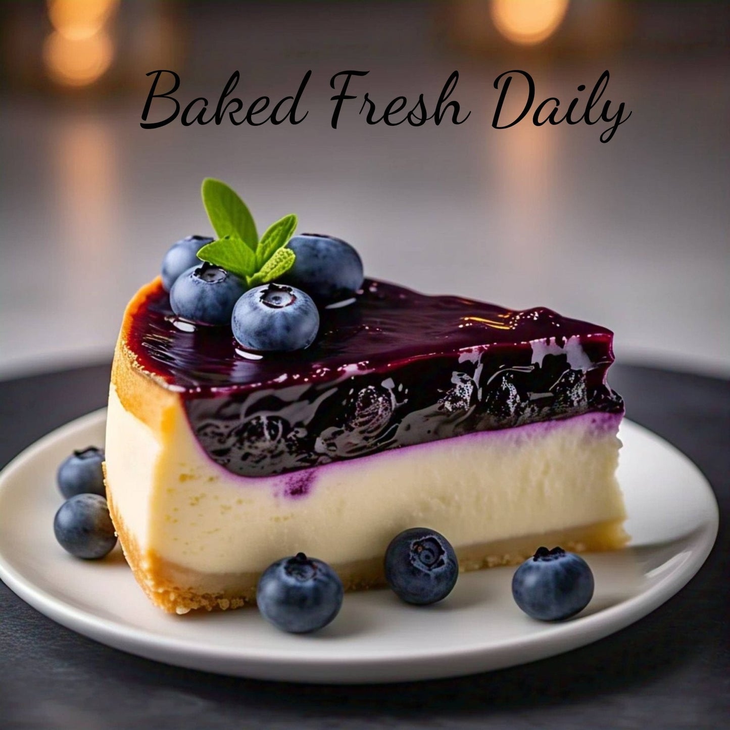 Andy Anand Sugar-Free Blueberry Cake, 9-Inch, 2.8 lb – Handcrafted, Moist & Delicious, Diabetic-Friendly, No Preservatives, Birthday Gift