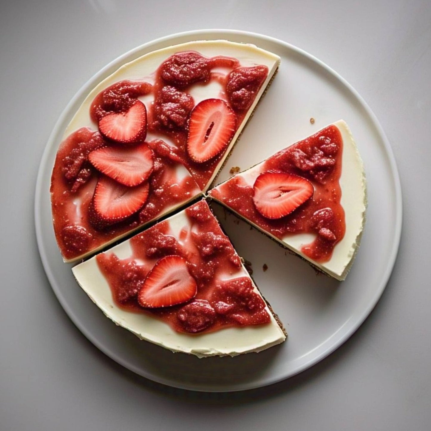 Andy Anand Gluten-Free Strawberry Cheesecake, 9-Inch, 3.4 lb – Freshly Baked, California Cream Cheese, No Preservatives, Birthday Gift Box