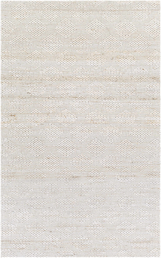 Angaston Beige Hand-Woven Jute Rug-0