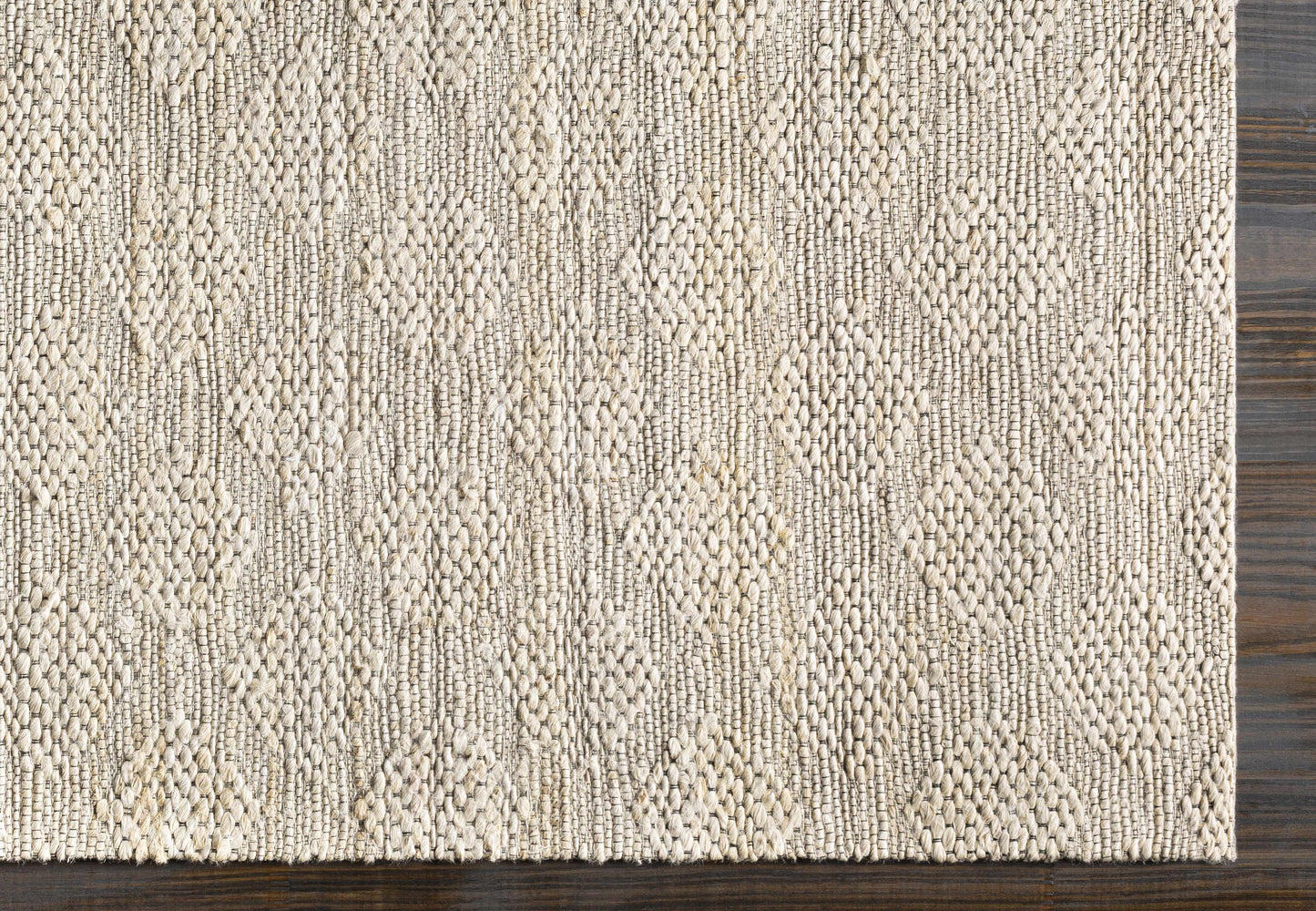 Angaston Beige Hand-Woven Jute Rug-3