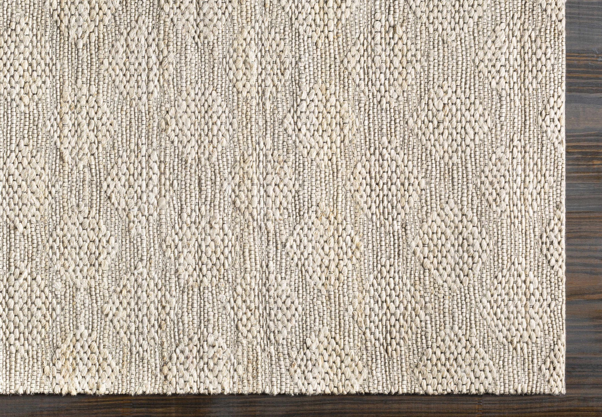 Angaston Beige Hand-Woven Jute Rug-3