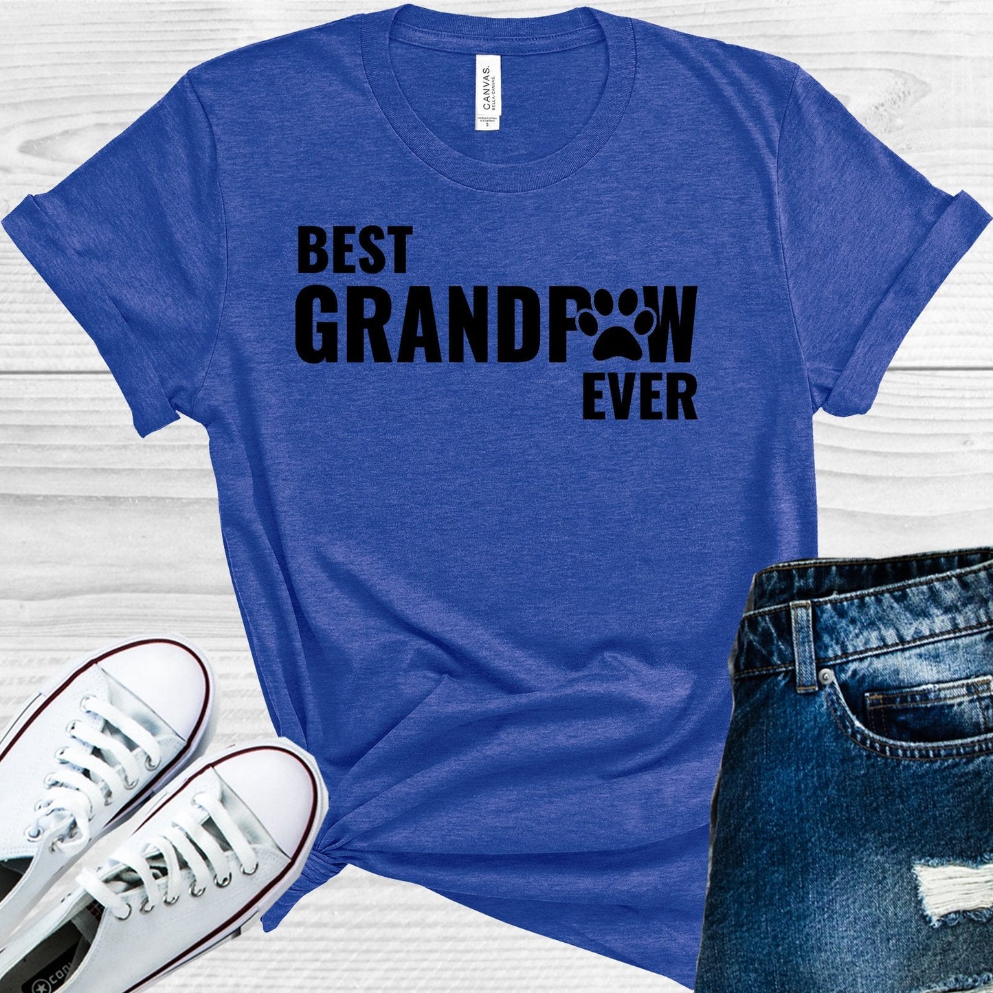 Best Grandpaw Ever Graphic Tee
