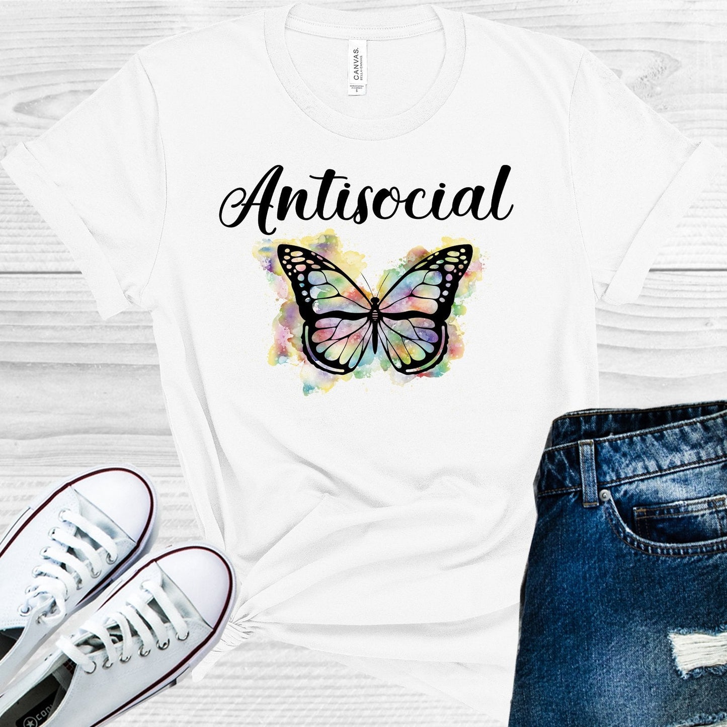 Antisocial Butterfly Graphic Tee