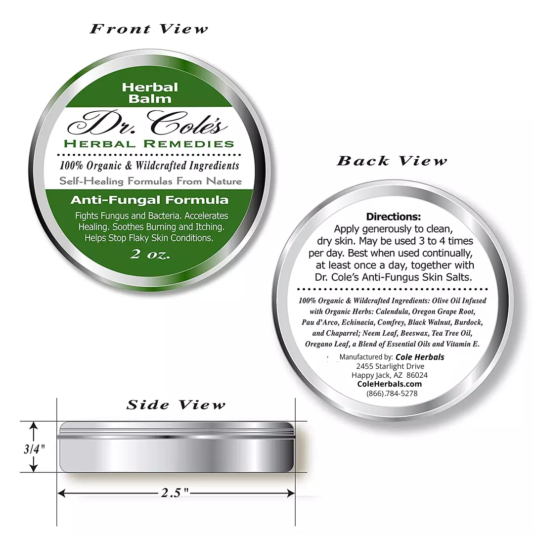 Dr. Cole's Antifungal Balm SixPak-1