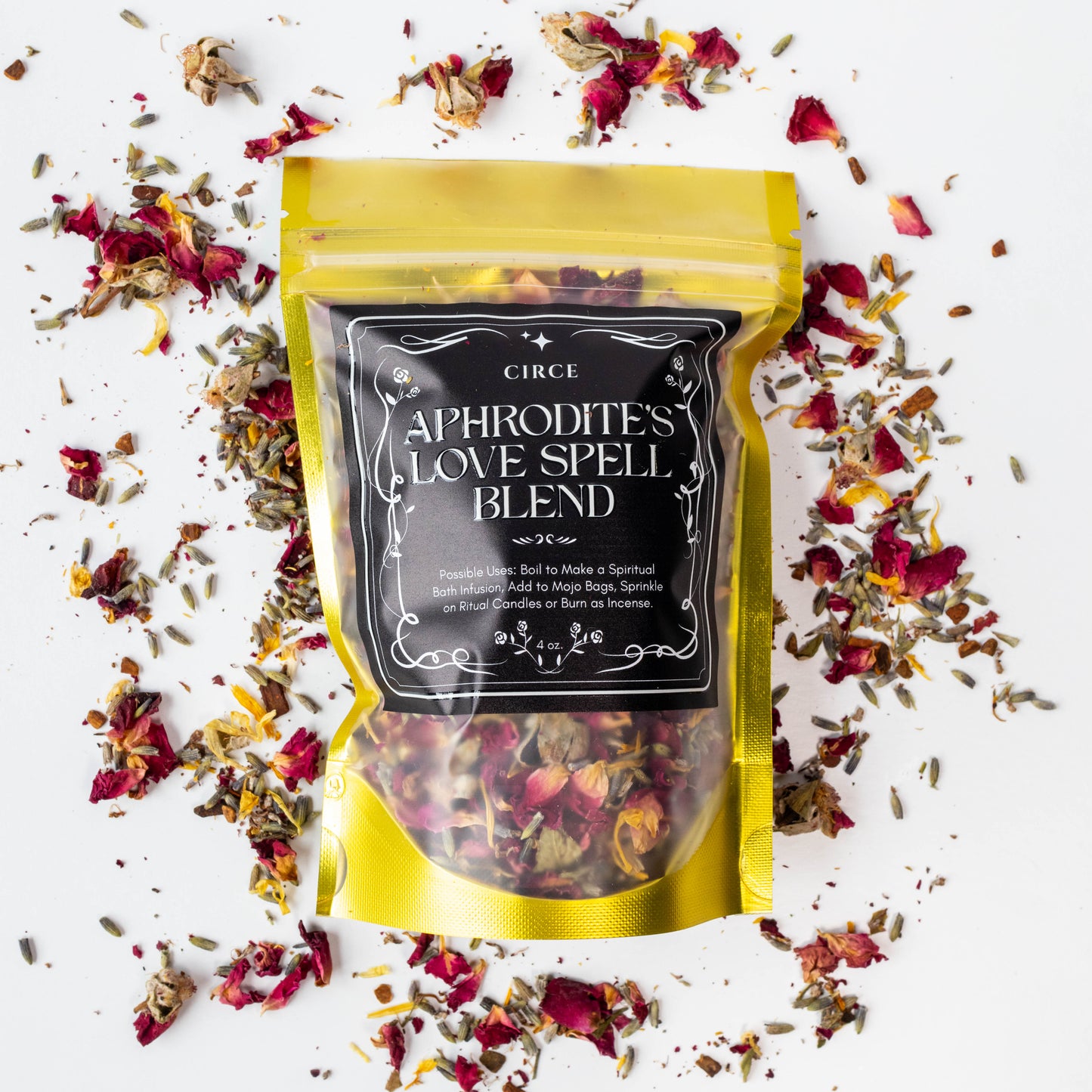 Herbal Ritual Blend – Four Intention Herbs for Cleansing, Love & Prosperity