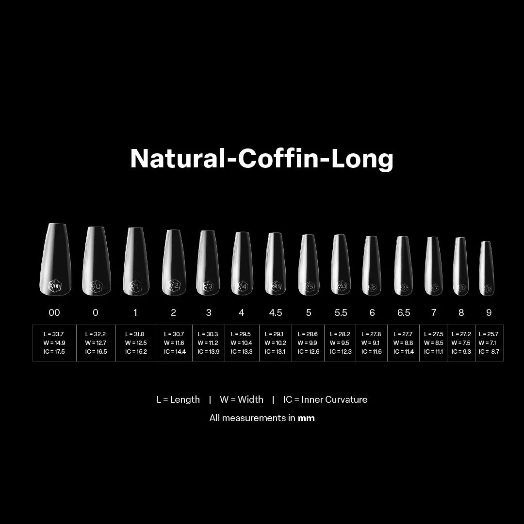 Apres - Gel-X Natural Coffin Long Box of Tips 2.0, 600pcs-4