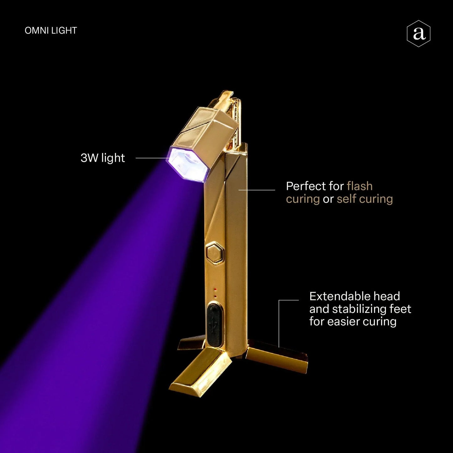Apres - Gel-X Omni Light Gold UV/LED-3