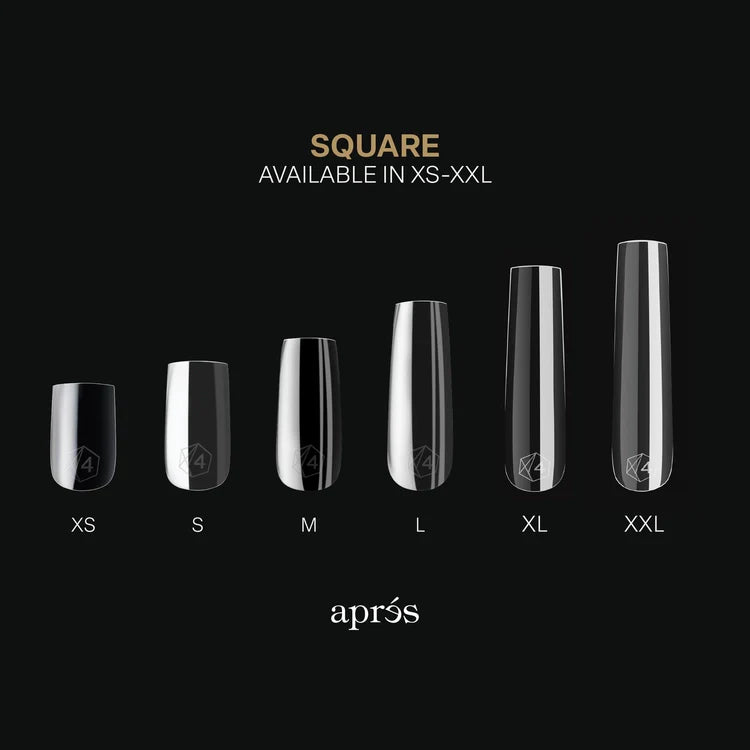 Apres - Gel-X Sculpted Square Long Box of Tips 2.0, 600pcs-4
