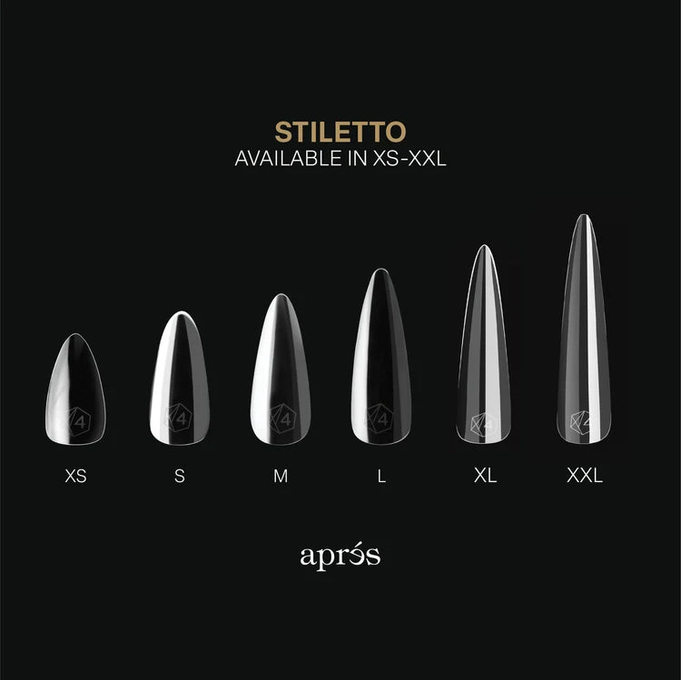 Apres - Gel-X Sculpted Stiletto Medium Box of Tips 2.0, 600pcs-3