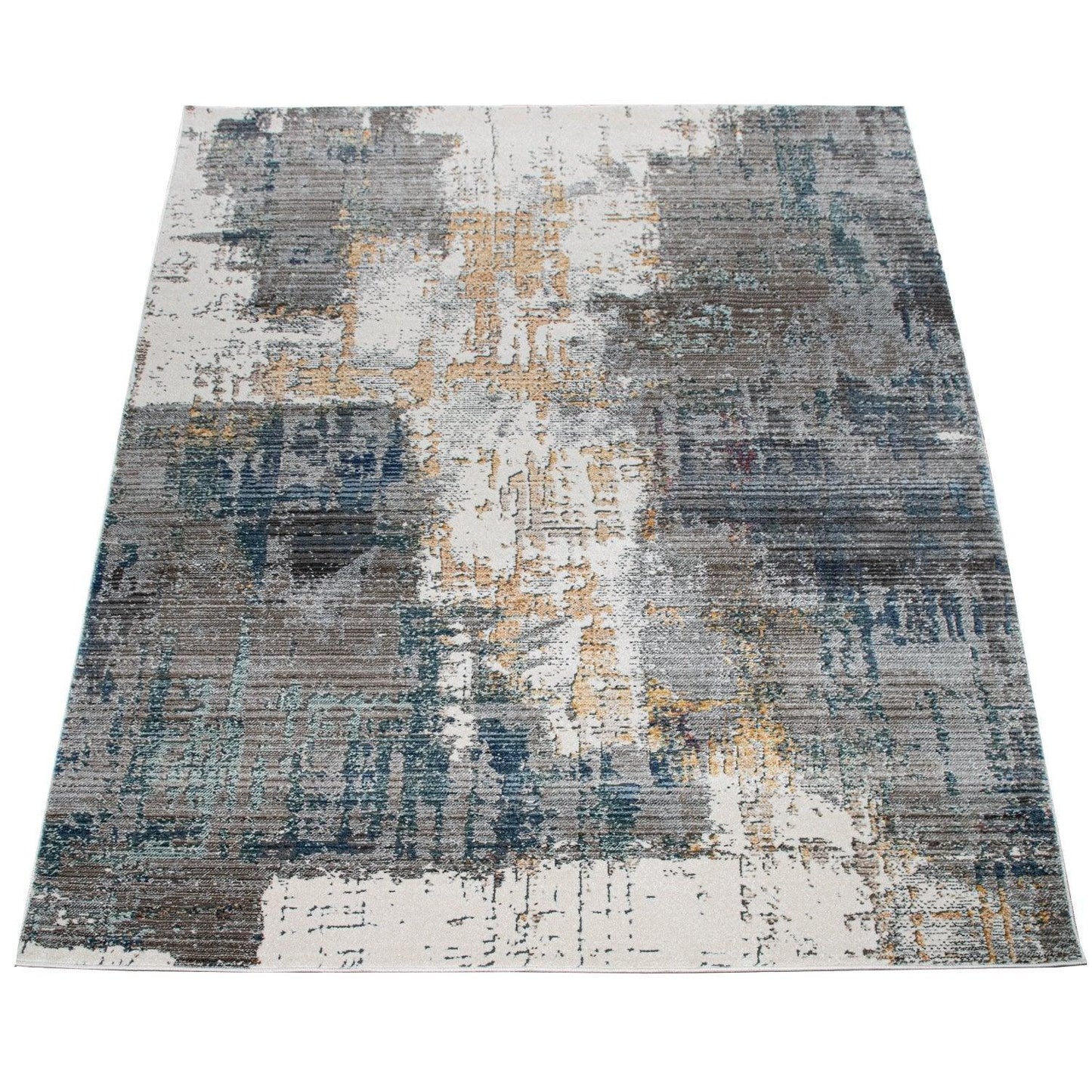 Area Rug For Living Rooms Abstract Design 3D Effect, Colorful-1