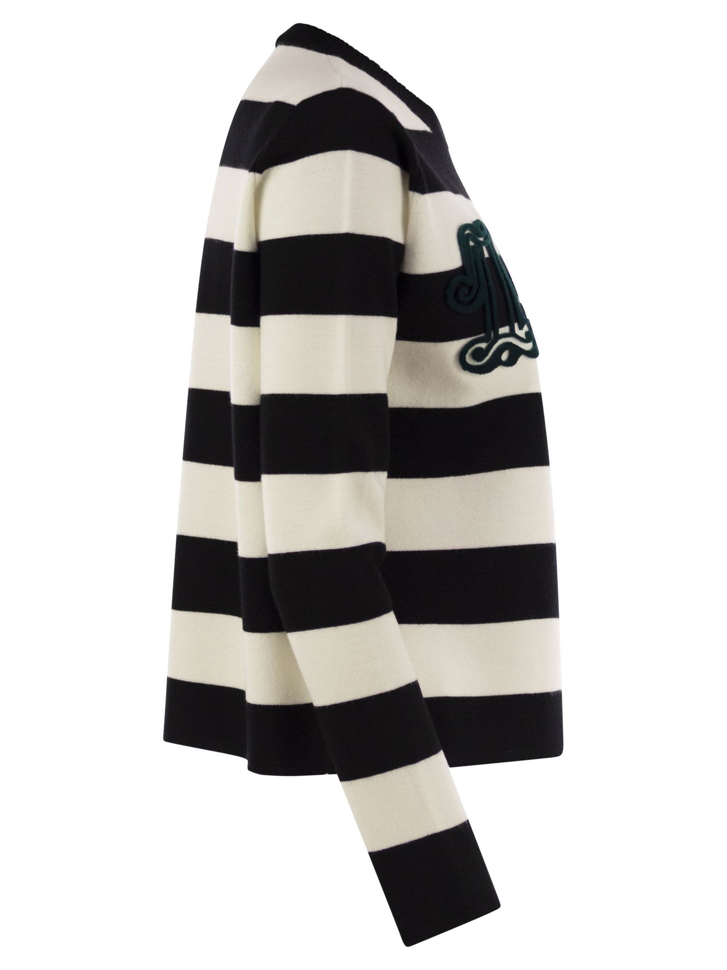 Max Mara Women Viterbo - Wool Sweater With Embroidery
