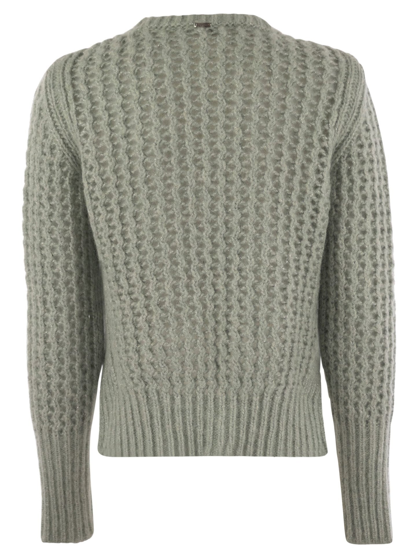 Herno Women Knitwear In Alpaca And Wool Yarn