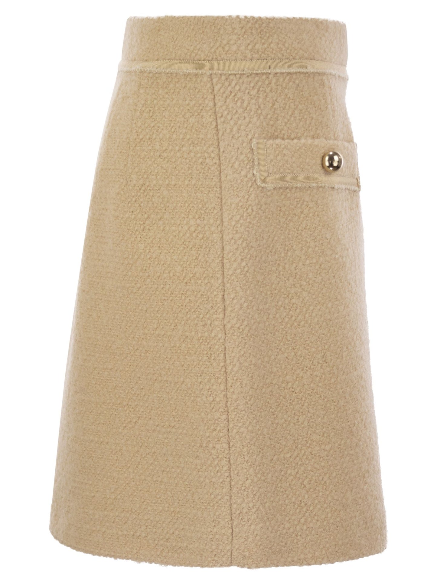 Fay Women Wool Short Skirt