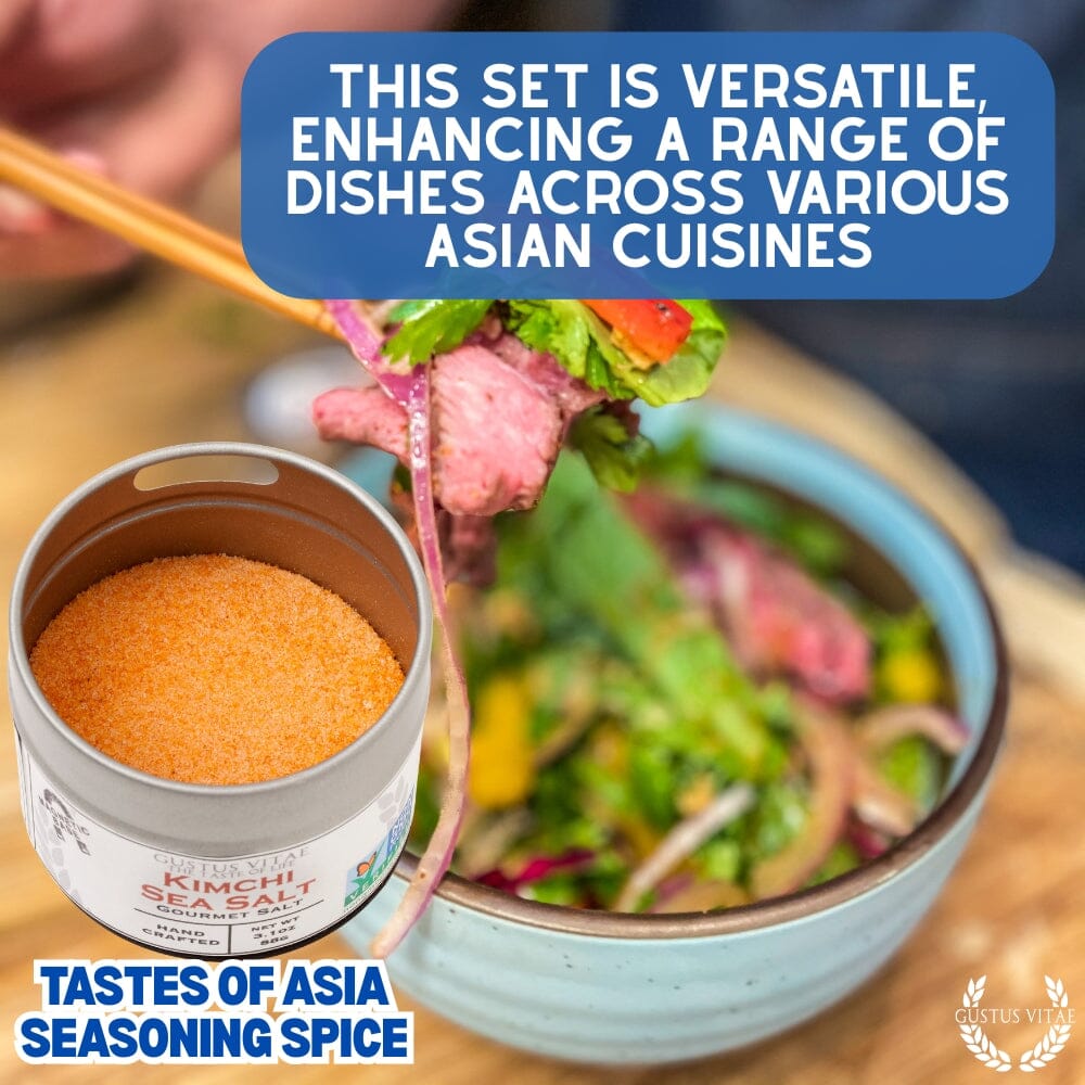Asian Seasonings Gift Set - Tastes of Asia - Artisanal Spice Blends Six Pack-1