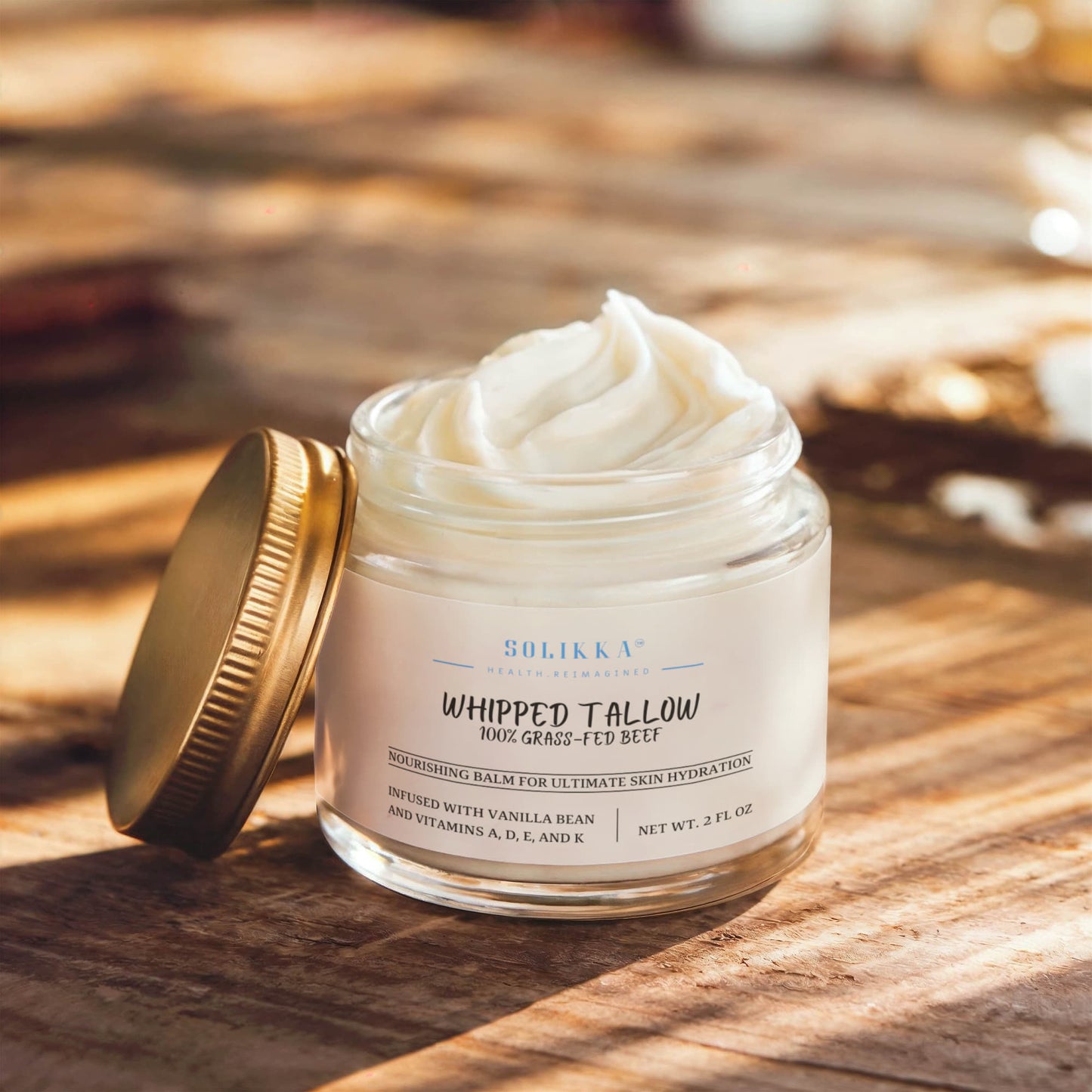 Whipped Grass-Fed Tallow Balm with Vanilla Bean-1
