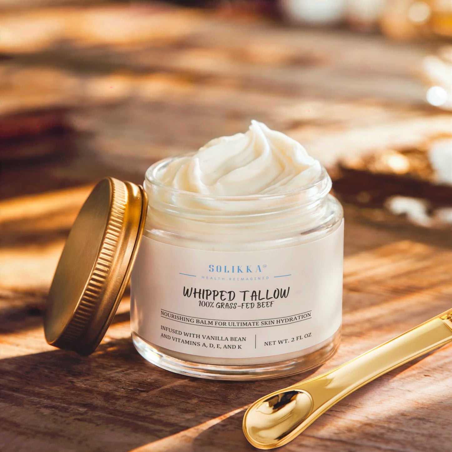 Whipped Grass-Fed Tallow Balm with Vanilla Bean-0