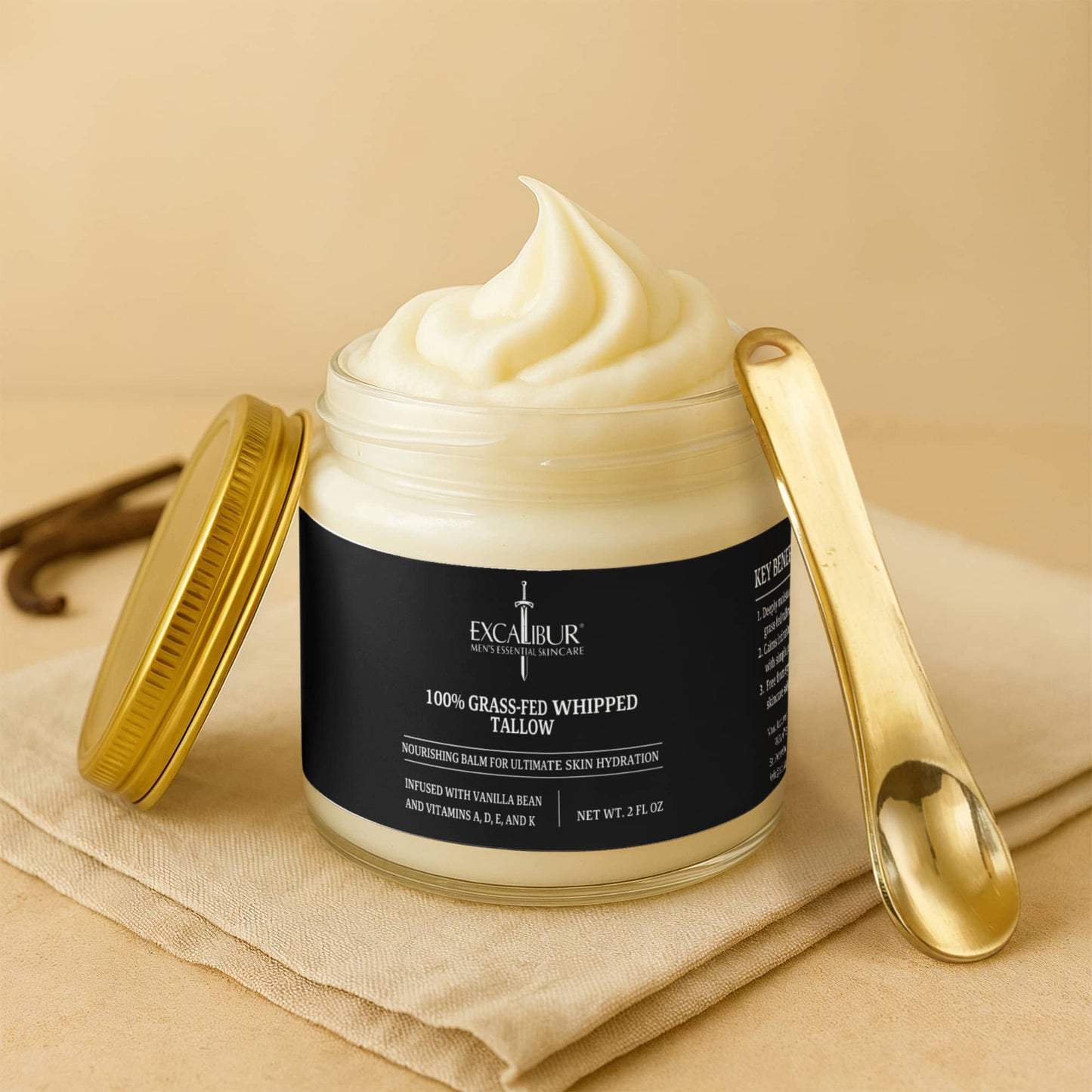 Excalibur-Whipped Grass-Fed Tallow for Men-1