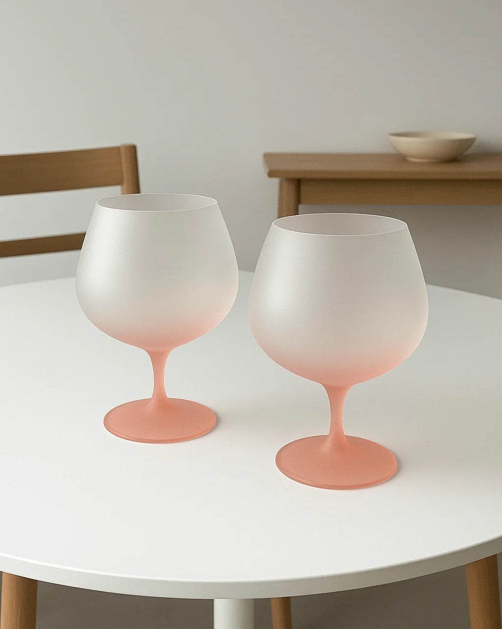 Matt Pink Wine Glass-1