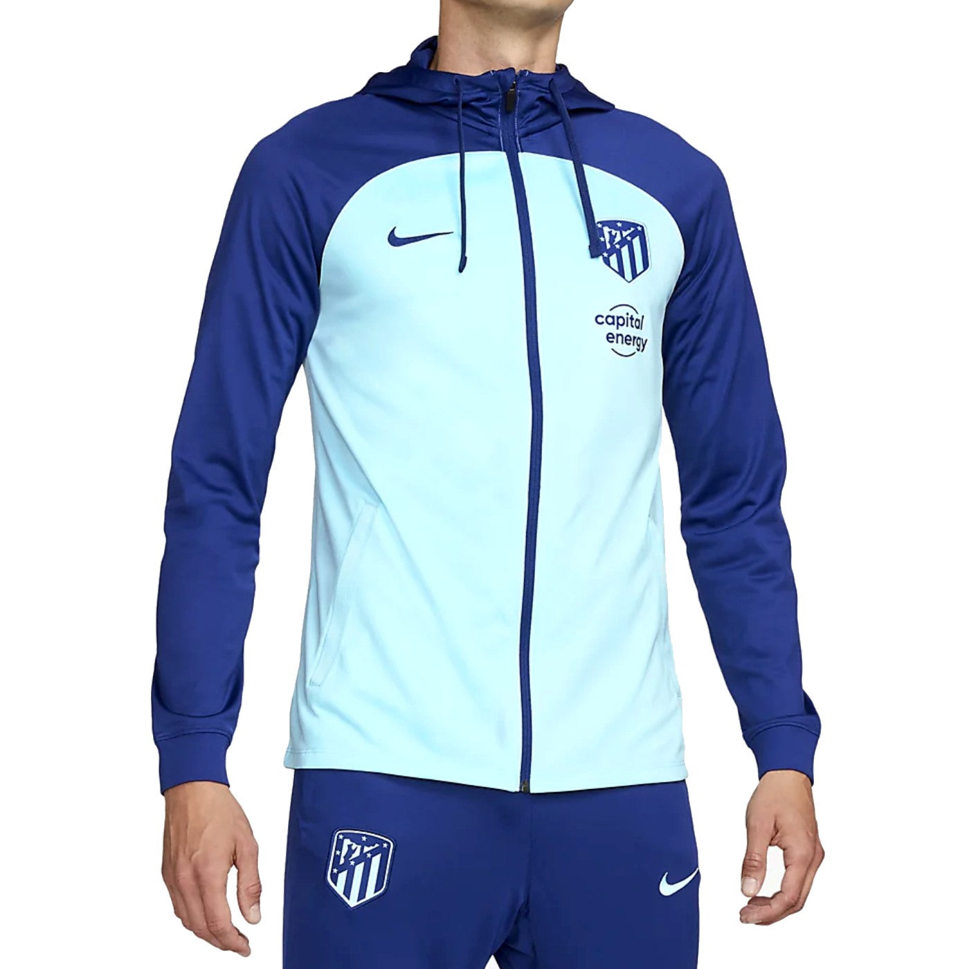Atletico Madrid hooded training presentation tracksuit 2022/23 - Nike-0