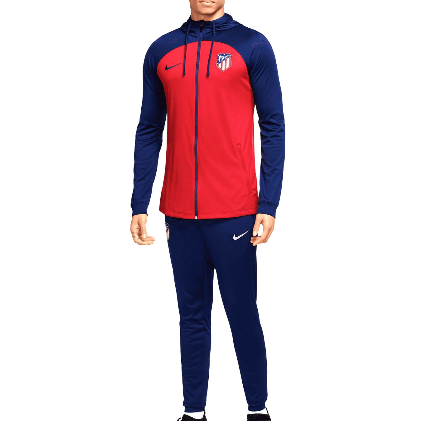 Atletico Madrid hooded training presentation tracksuit 2023/24 - Nike-1