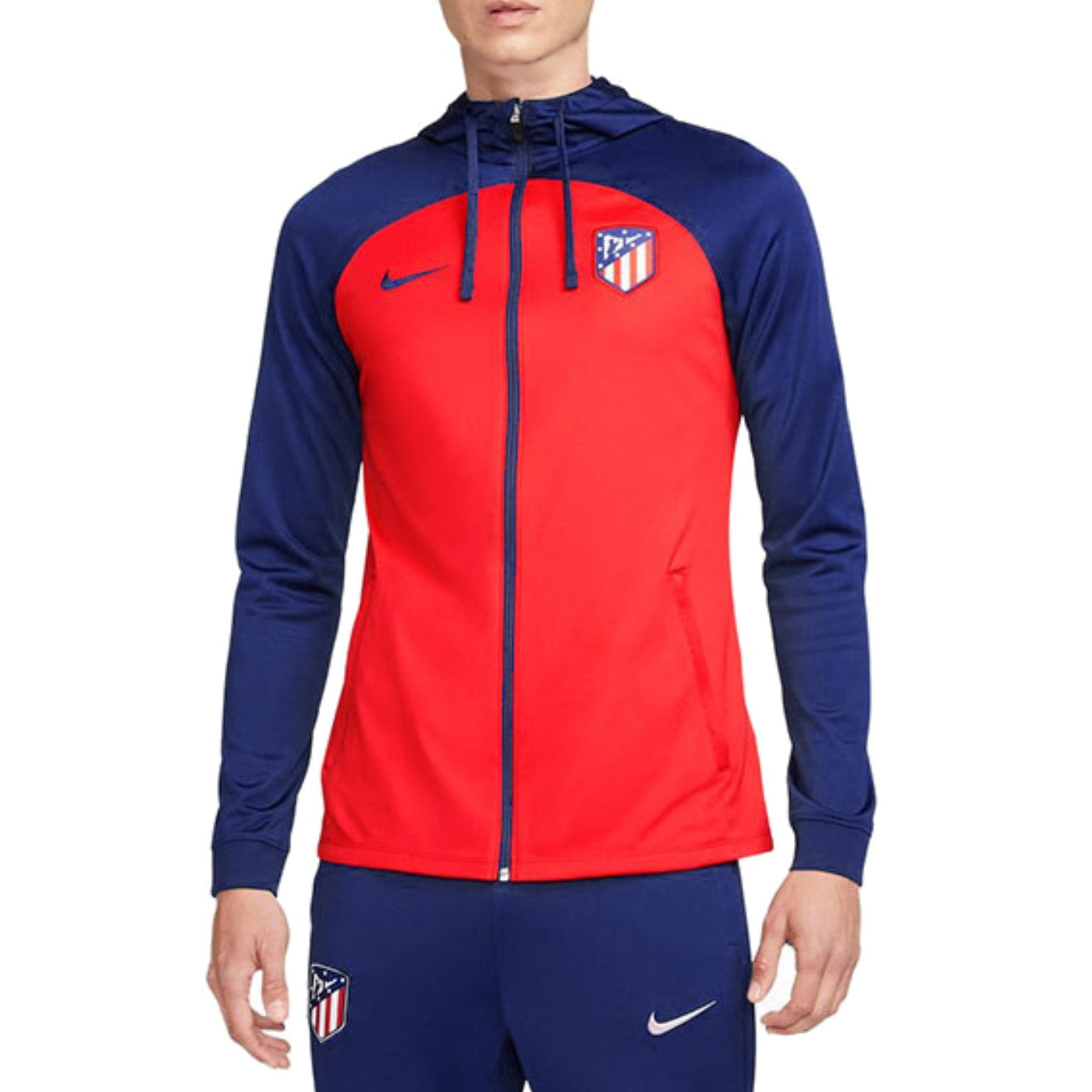 Atletico Madrid hooded training presentation tracksuit 2023/24 - Nike-0