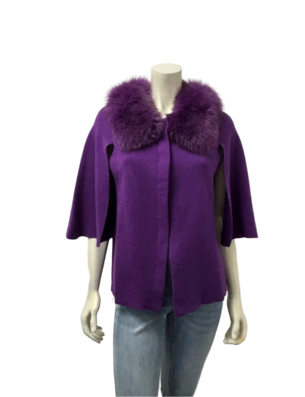Arctic Fox Trimmed Cape