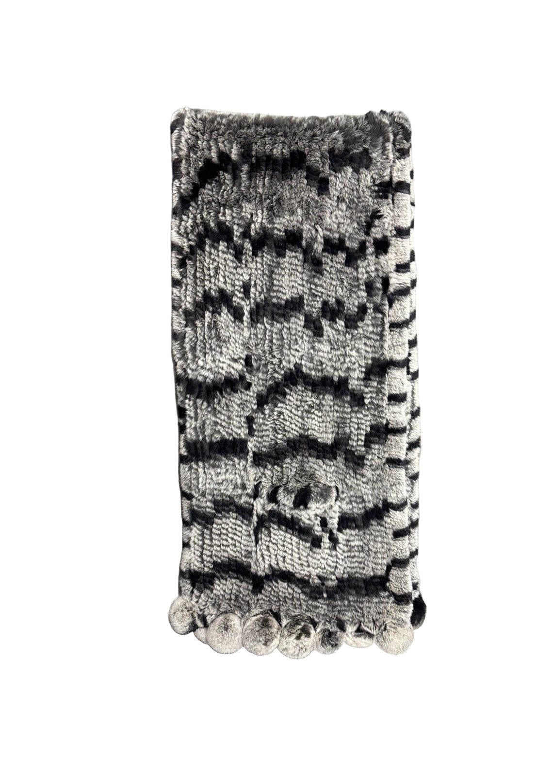 Chinchilla & Rex Rabbit Shawl