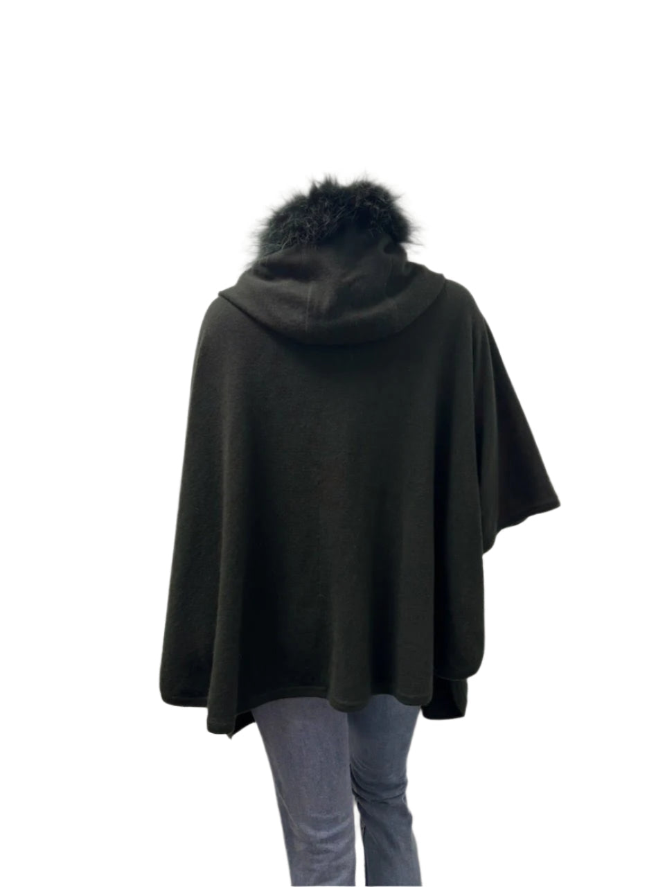 Arctic Fox Trim Poncho