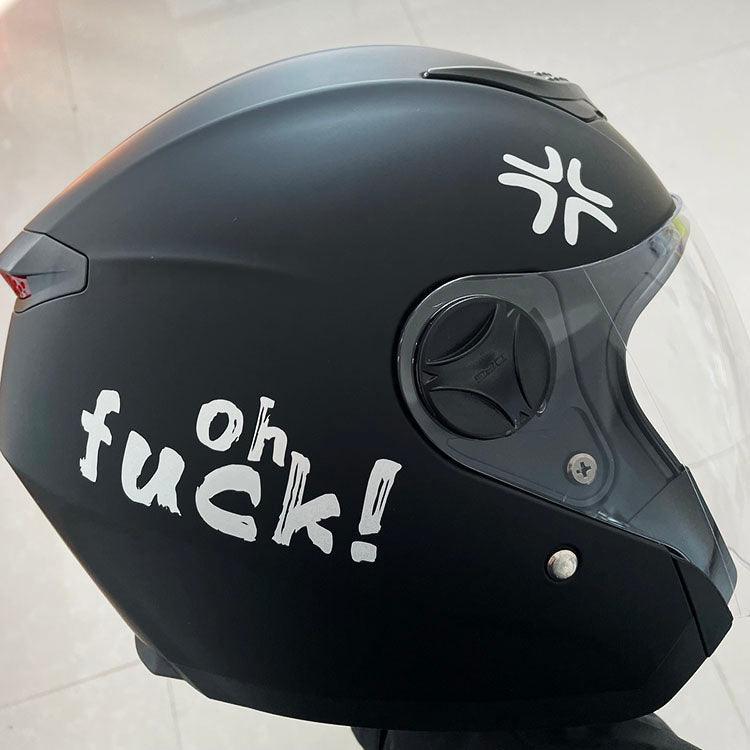 Attitude Helmet Sticker-hand painted style