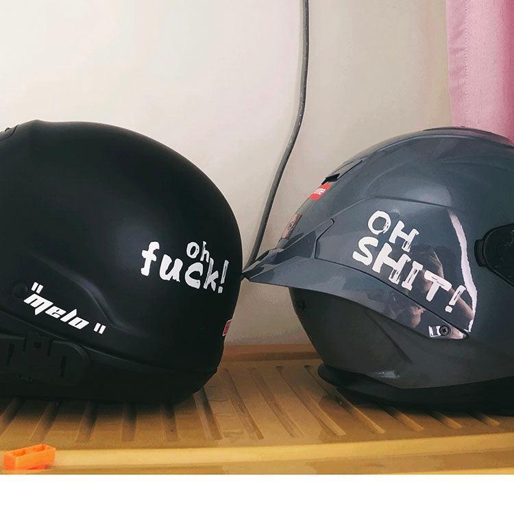 Attitude Helmet Sticker-hand painted style