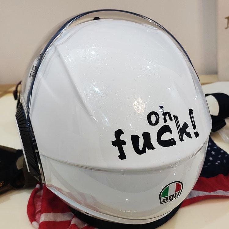 Attitude Helmet Sticker-hand painted style