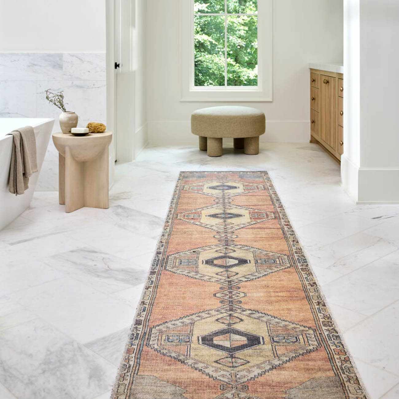 Medinah Washable Runner Rug-2