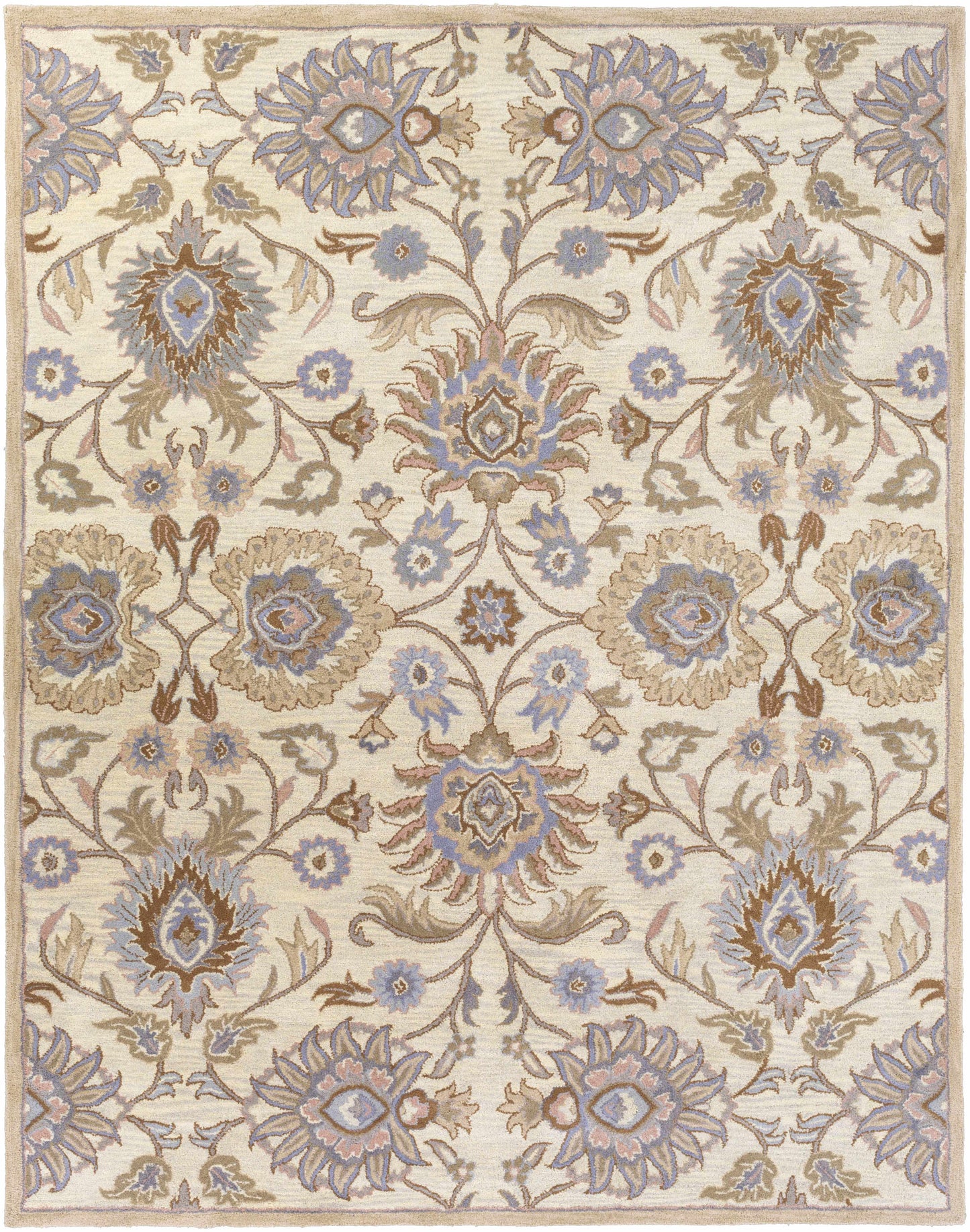 Conesus Hand Tufted Ivory 1109 Wool Rug-0