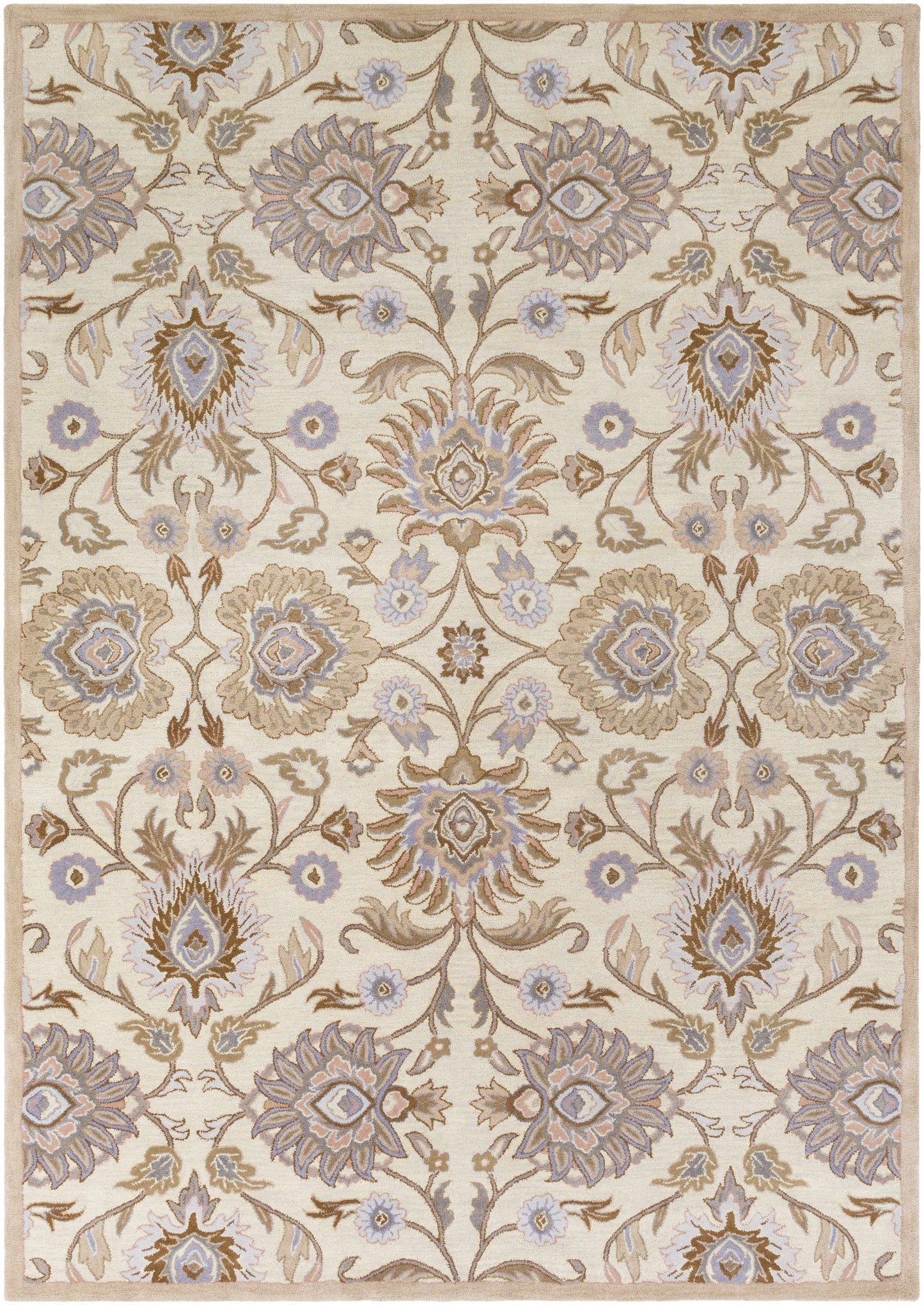 Conesus Hand Tufted Ivory 1109 Wool Rug-12
