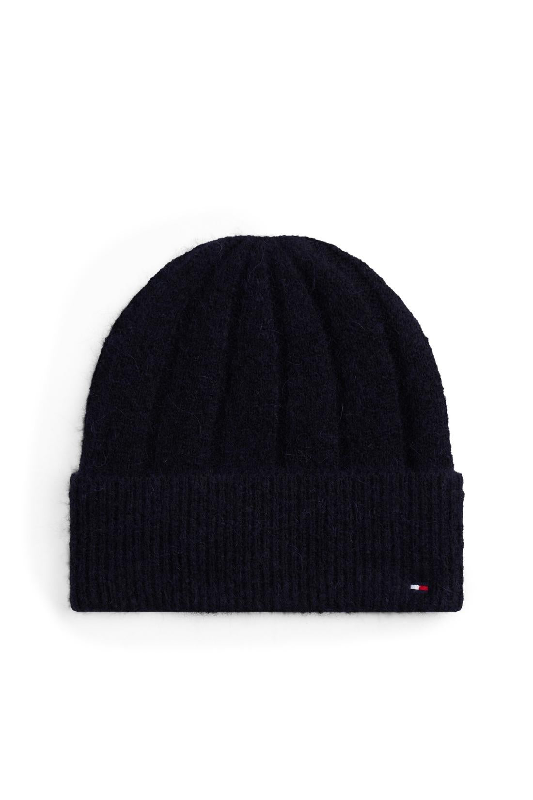 TOMMY HILFIGER - Women's beanie in alpaca and wool blend  - Size OS-6