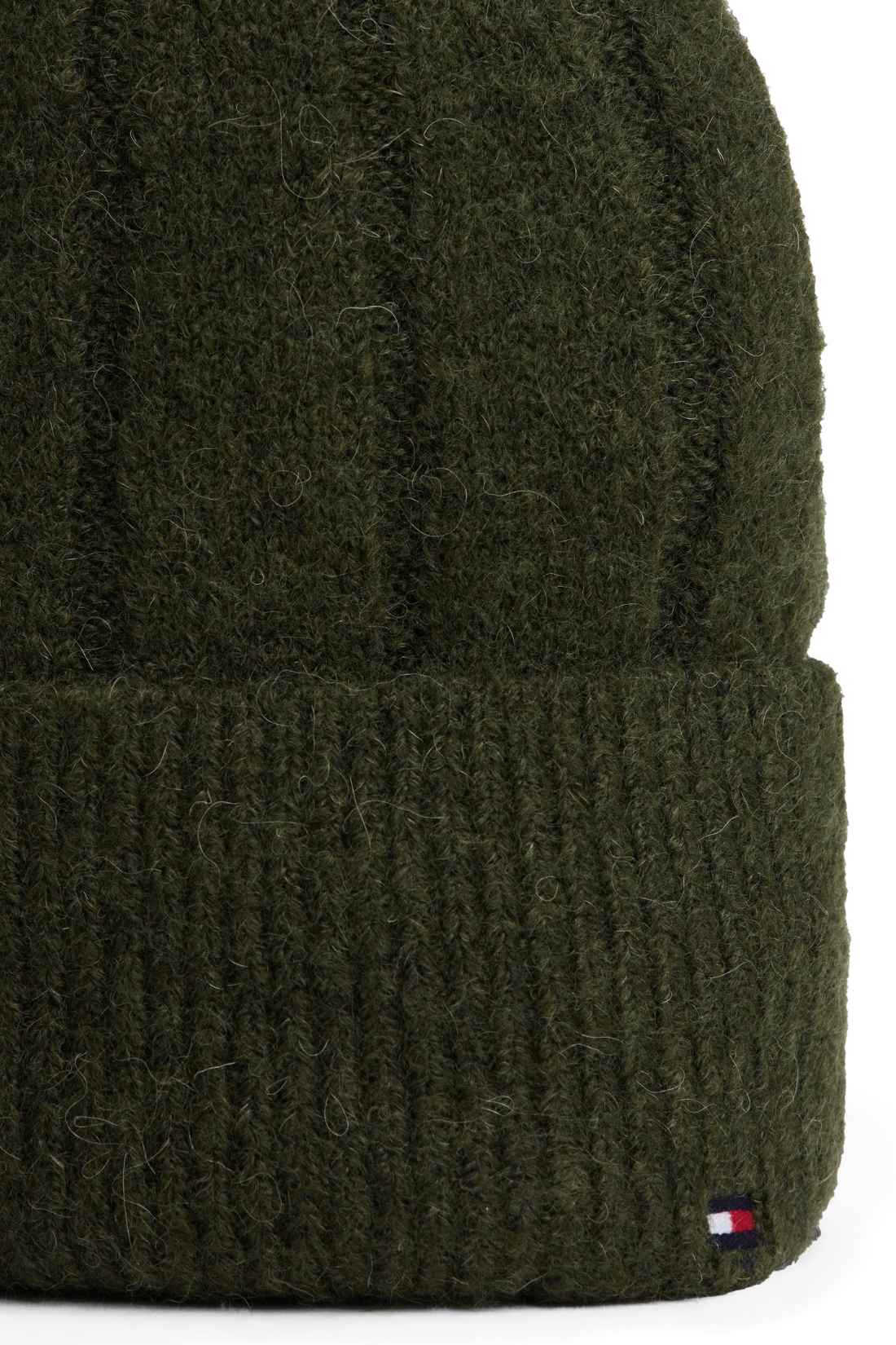 TOMMY HILFIGER - Women's beanie in alpaca and wool blend  - Size OS-11