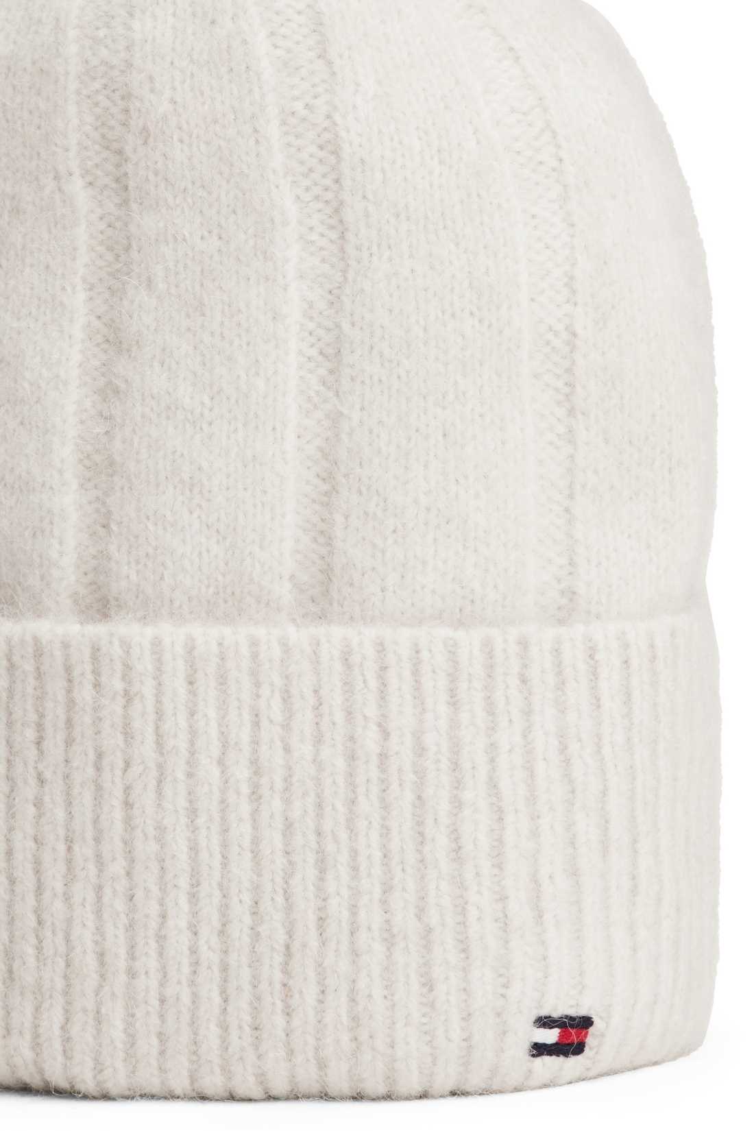 TOMMY HILFIGER - Women's beanie in alpaca and wool blend  - Size OS-2