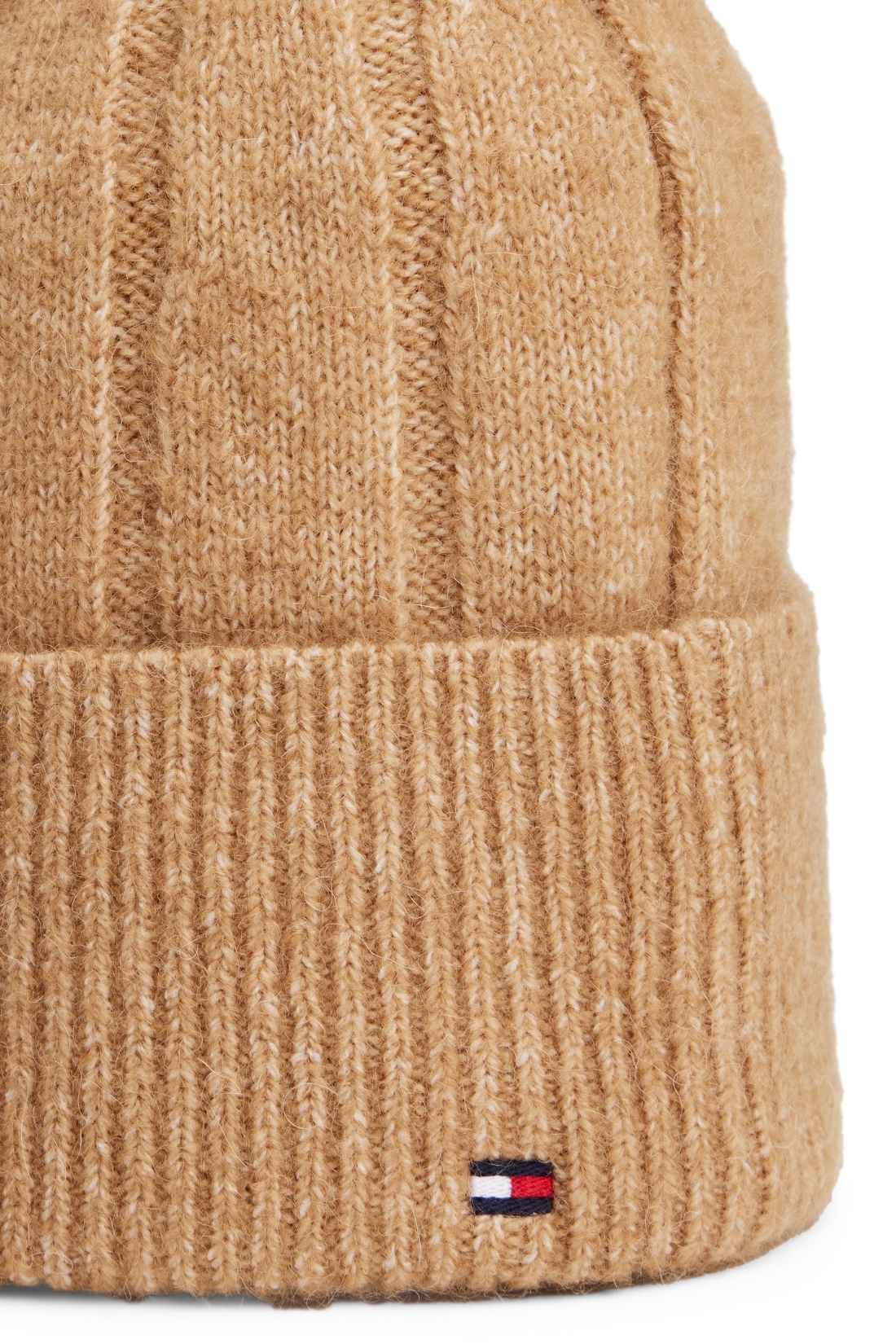 TOMMY HILFIGER - Women's beanie in alpaca and wool blend  - Size OS-14
