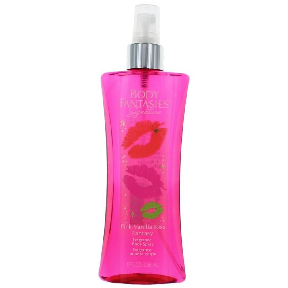 Pink Vanilla Kiss Fantasy by Body Fantasies, 8 oz Fragrance Body Spray for Women-0