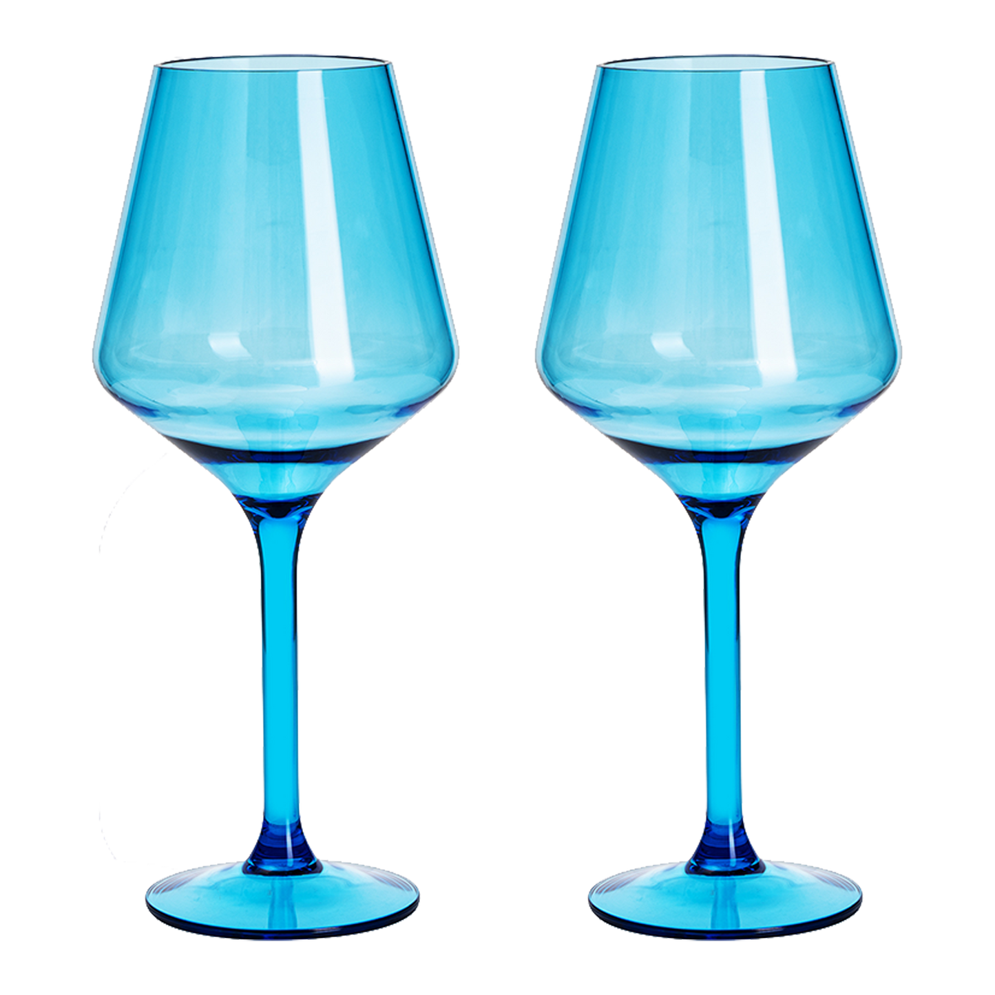 Floating Wine Glasses for Pool - Set of 2-15 OZ Shatterproof Poolside Wine Glasses, Tritan Plastic Reusable Stemware, Beach Outdoor Cocktail, Wine, Champagne, Water Glassware - Spring Summer (Green)-3
