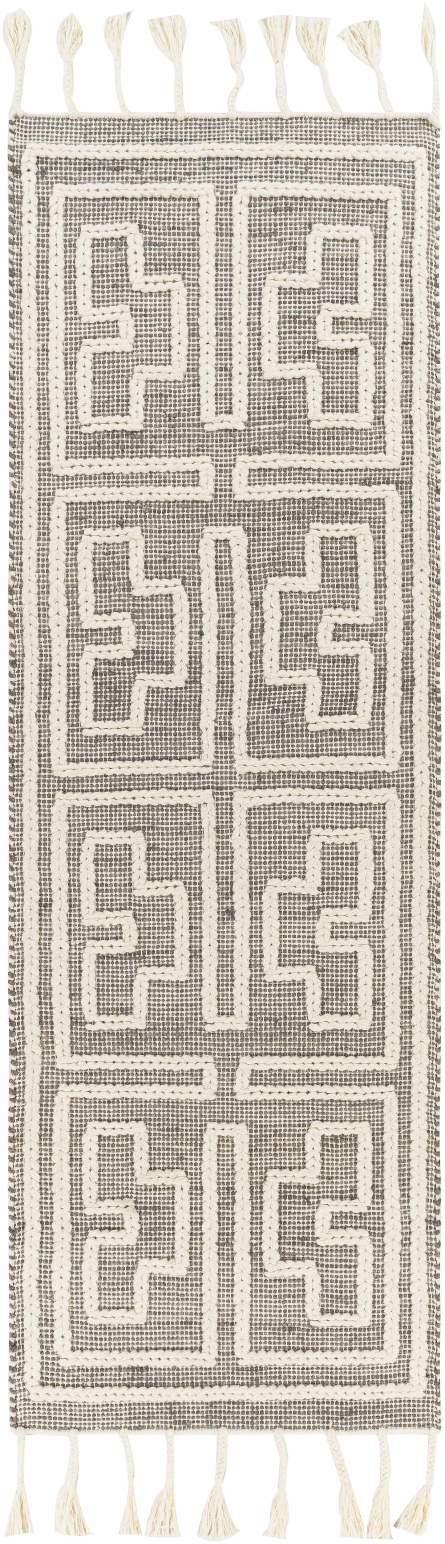 Azra Tasseled Jute&Wool Rug-4