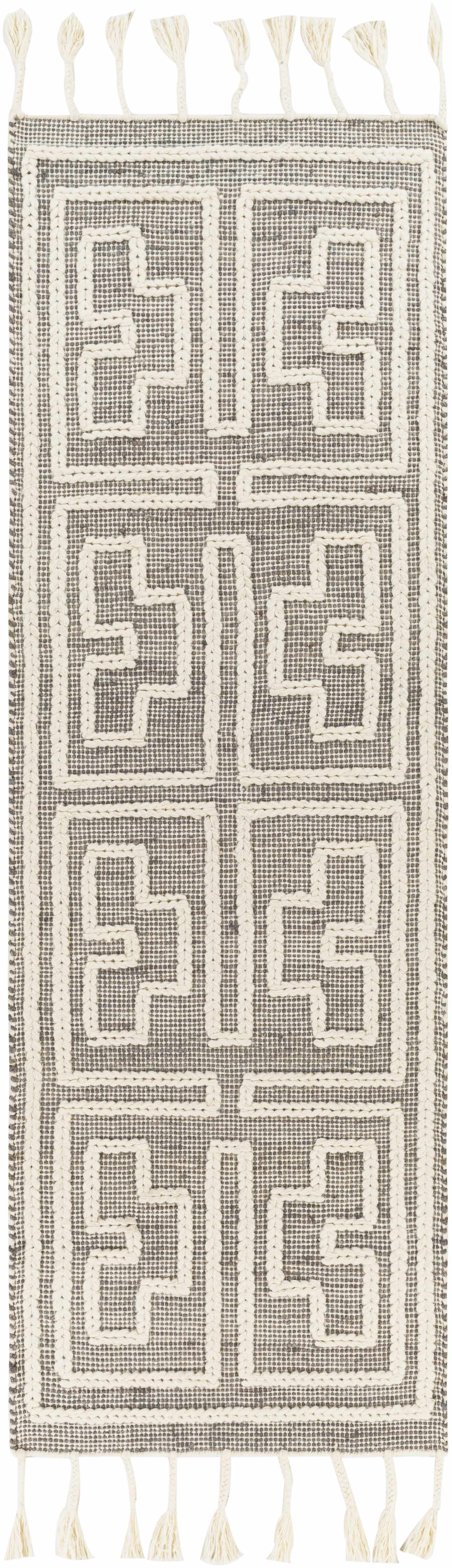 Azra Tasseled Jute&Wool Rug-4