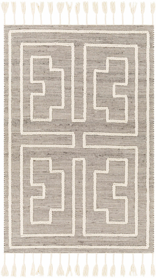 Azra Tasseled Jute&Wool Rug-0
