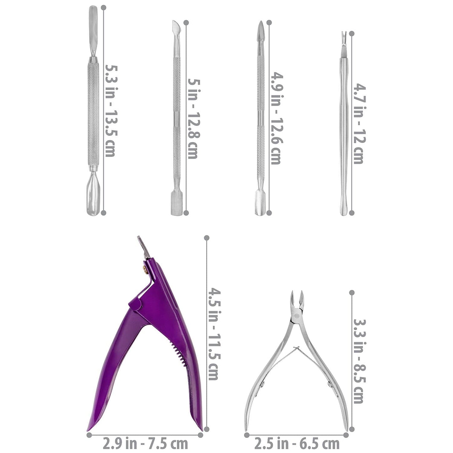 Manicure Tool Set - All in one Manicure/Pedicure Kit-3