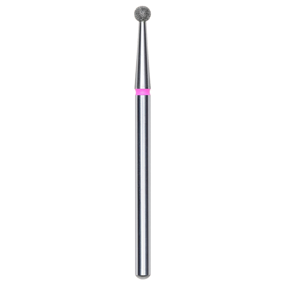 DIAMOND NAIL DRILL BIT, "BALL", RED, HEAD DIAMETER 2.7MM (FA01R027) - STALEKS™