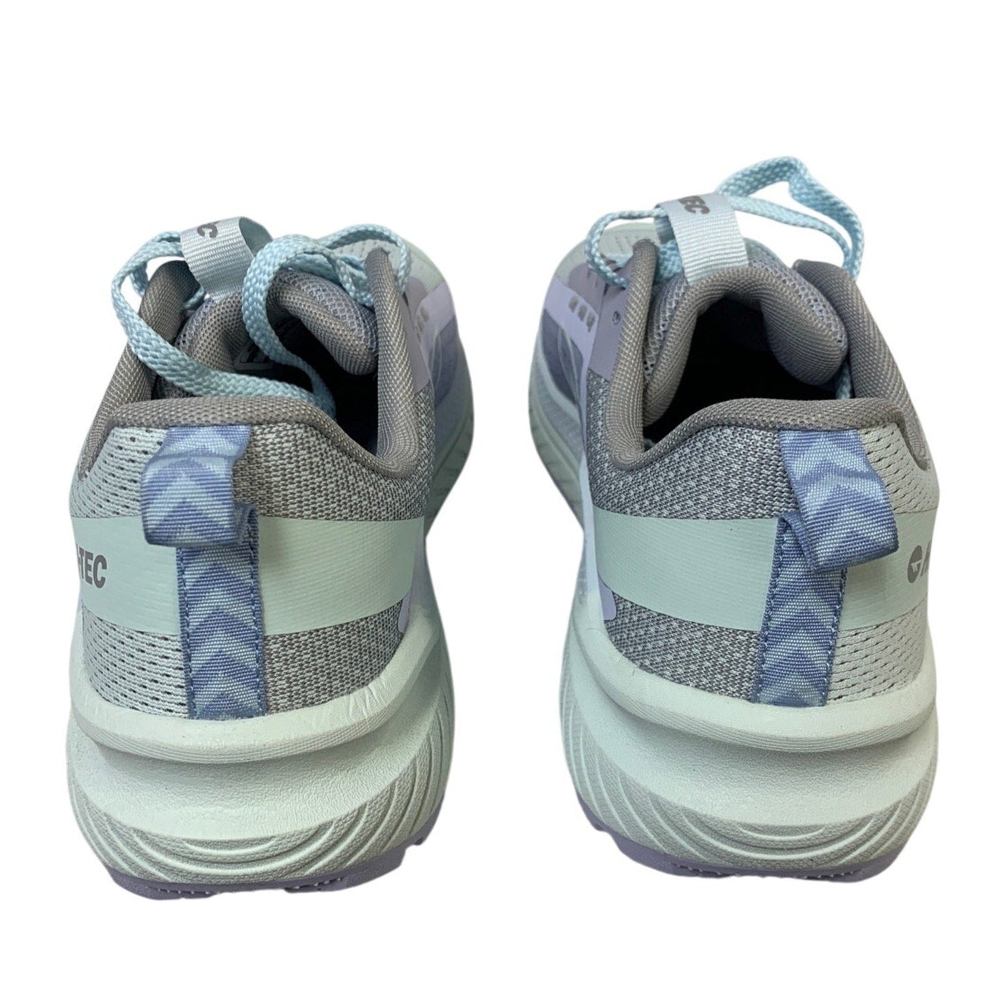 New In Box Hi-Tec Women Size 6 Purple Gray Mesh Lace Up Cushion Athletic Shoes