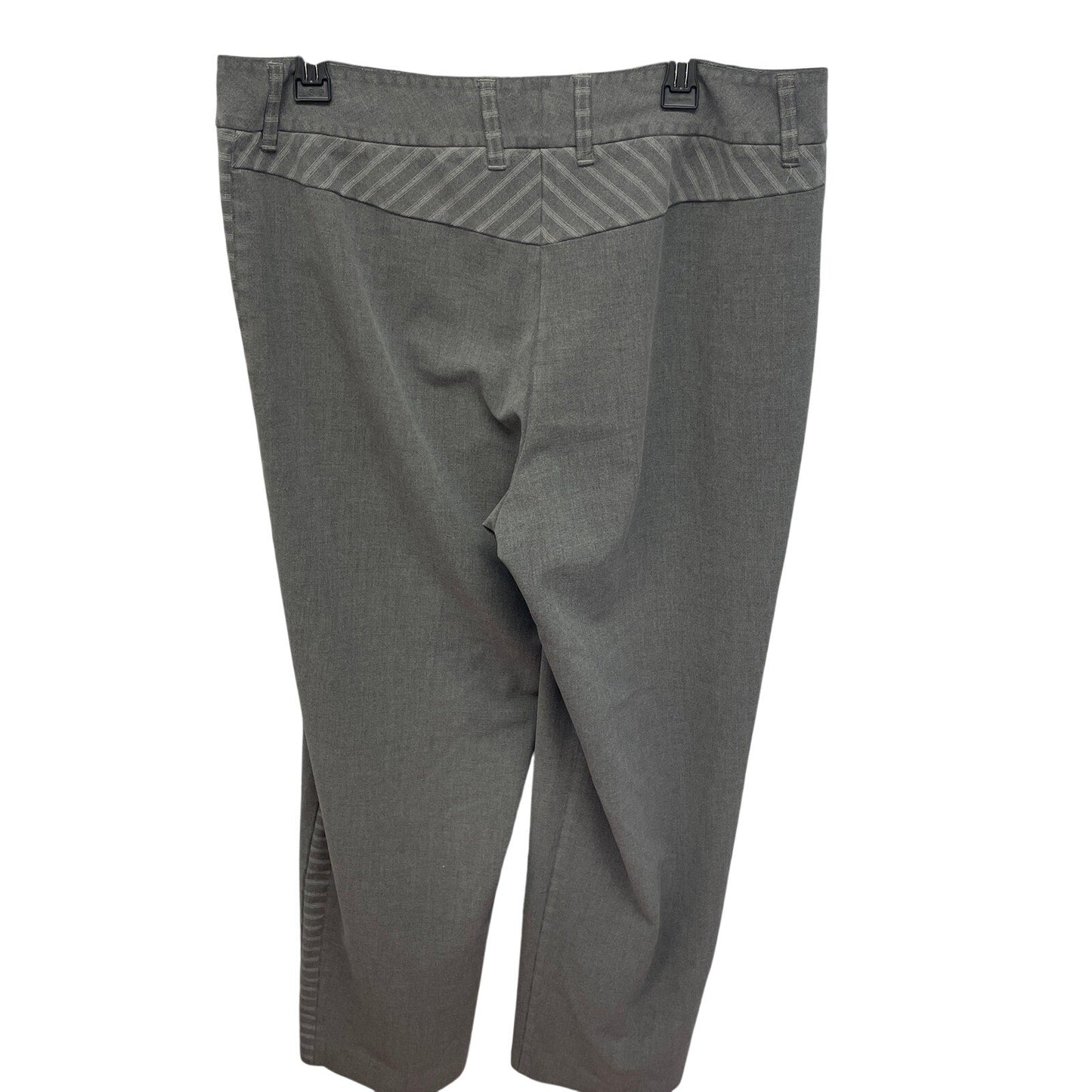 Liz Claiborne Womens Size 16 Audra Stain Resistant Striped Side Career Pants