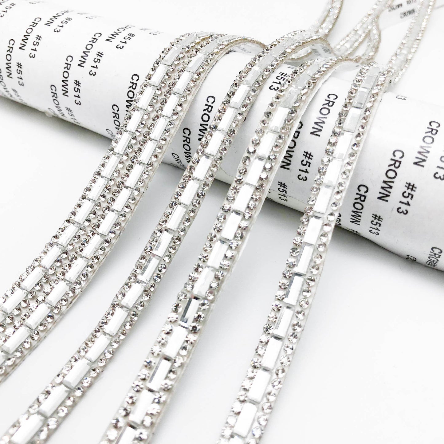 Glass Crystal Back Glue Drill Strip Personalized DIY Accessories
