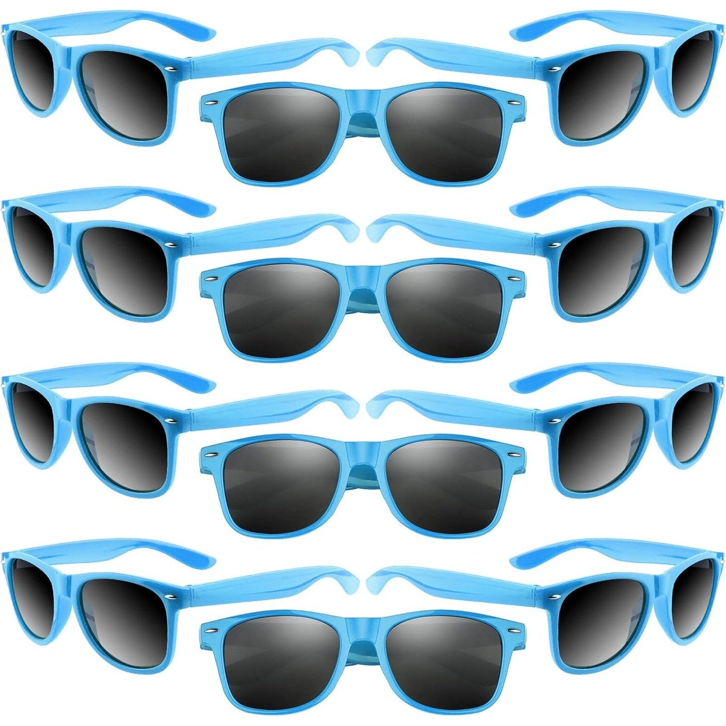 New Morcheiong 11pc Kids Blue Frame Pack Party Sunglasses Party Favors