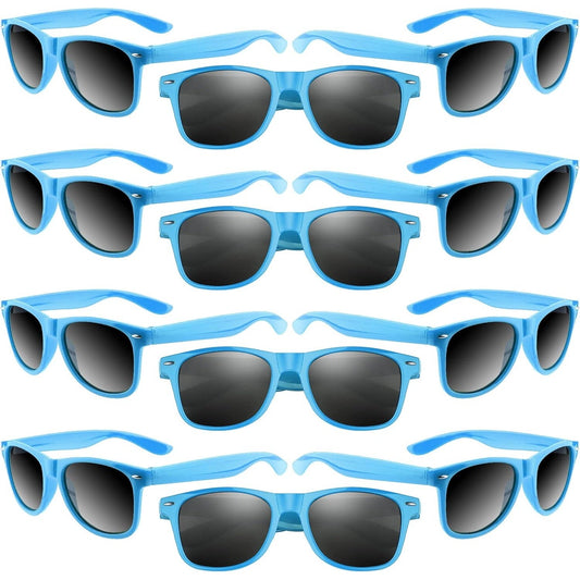 New Morcheiong 11pc Kids Blue Frame Pack Party Sunglasses Party Favors